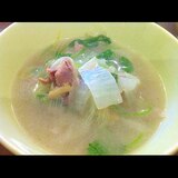 ラム肉のぴり辛中華スープ